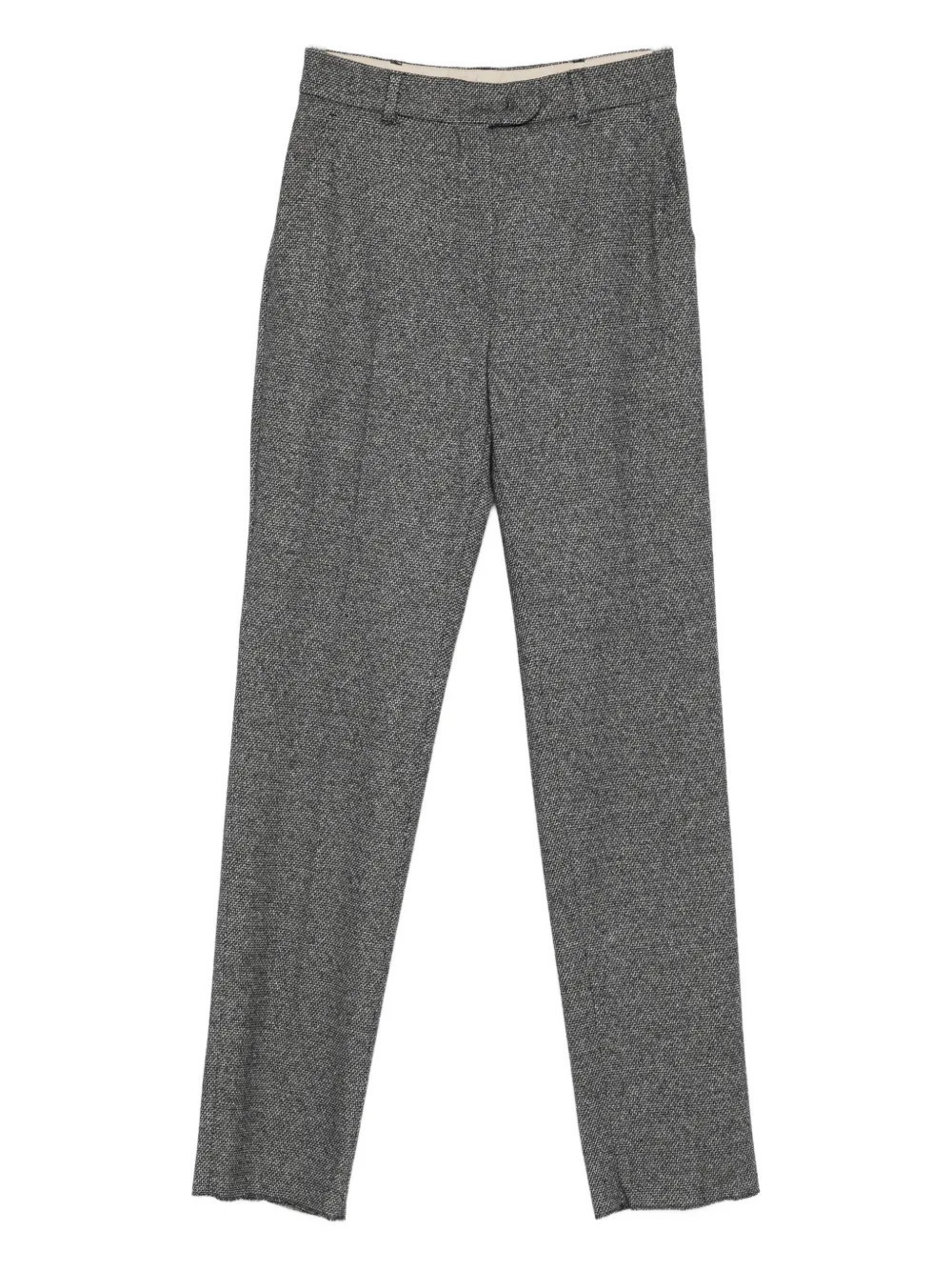 Max Mara textured trousers - Grey | Farfetch Global