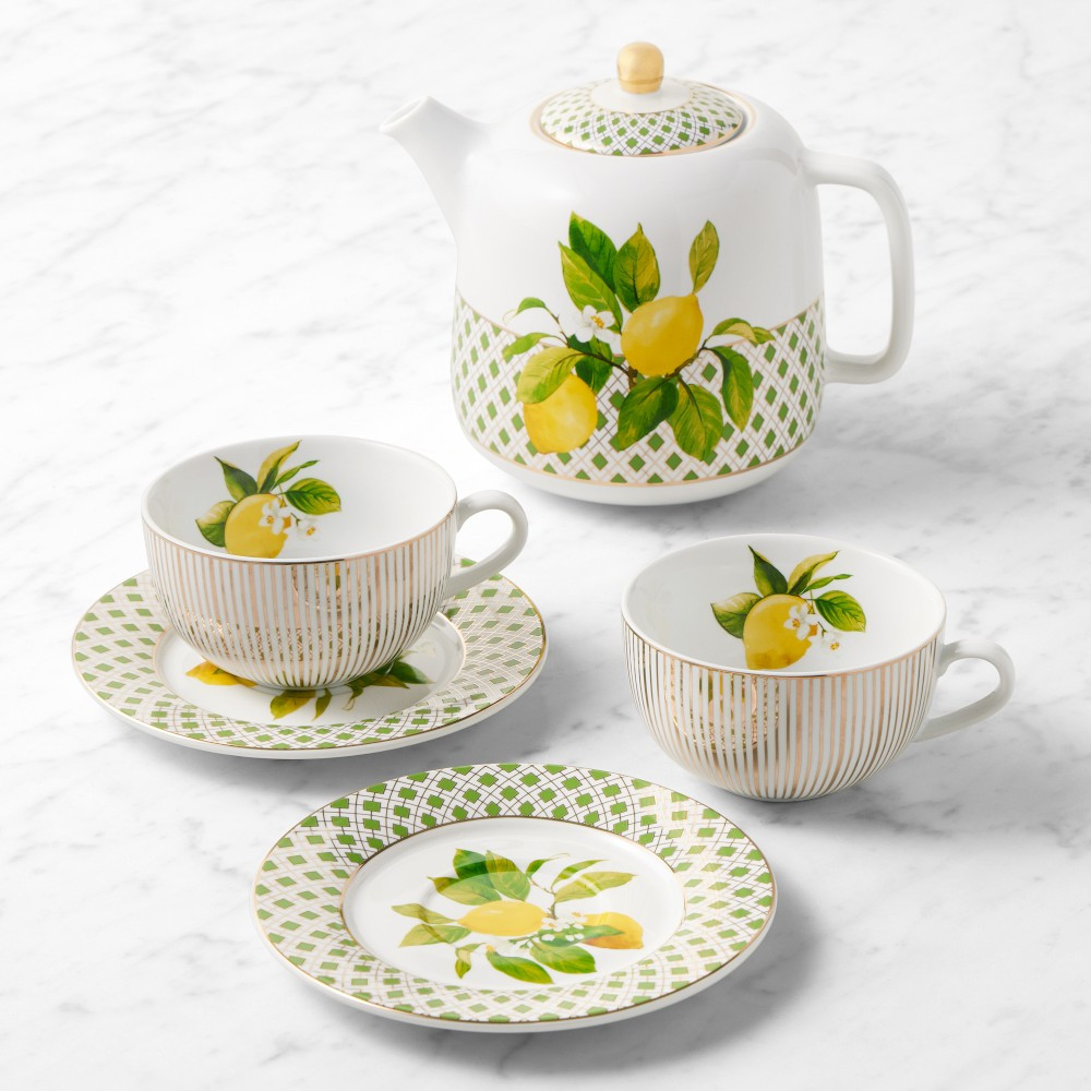Limone Teapot and Teacup Set | Williams-Sonoma