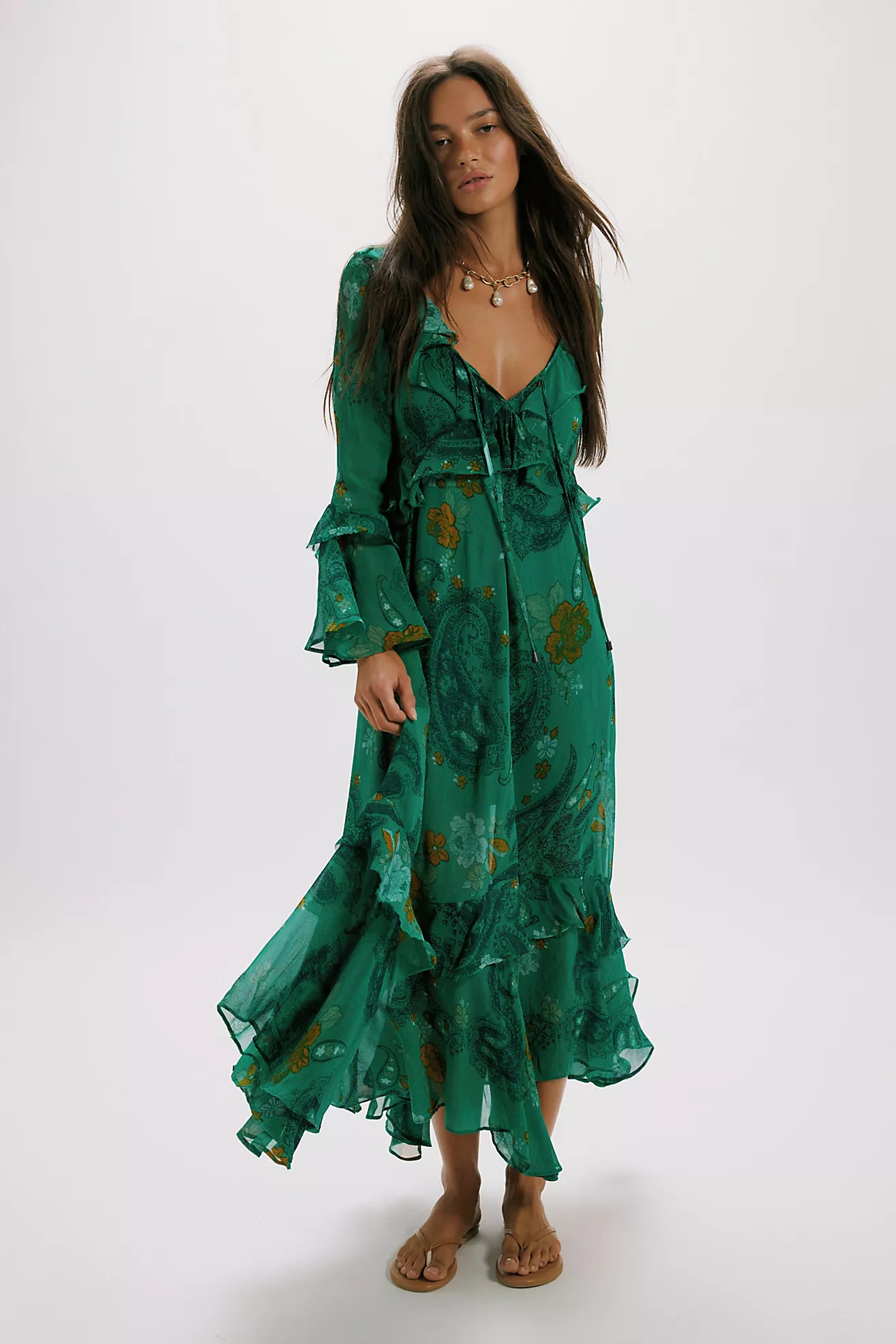 Paisley Petals Maxi Dress | Free People (Global - UK&FR Excluded)