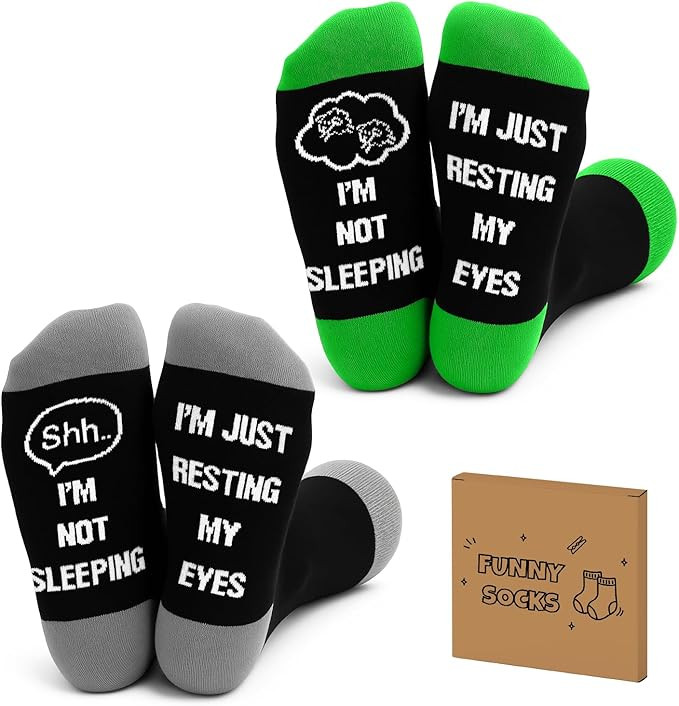 Funny Birthday Gifts Stoking Stuffers for Men Dad Father Husband Grandpa,White Elephant Gag Sock ... | Amazon (US)