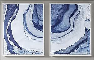 Madison Park Ethereal Wall Art Living Room Décor - Frame Modern Abstract Stretched, Gel Coated C... | Amazon (US)