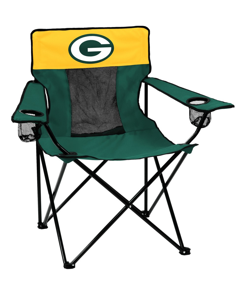 Logo Brands Camp Furniture Hunter - Green Bay Packers Elite Chair | Zulily