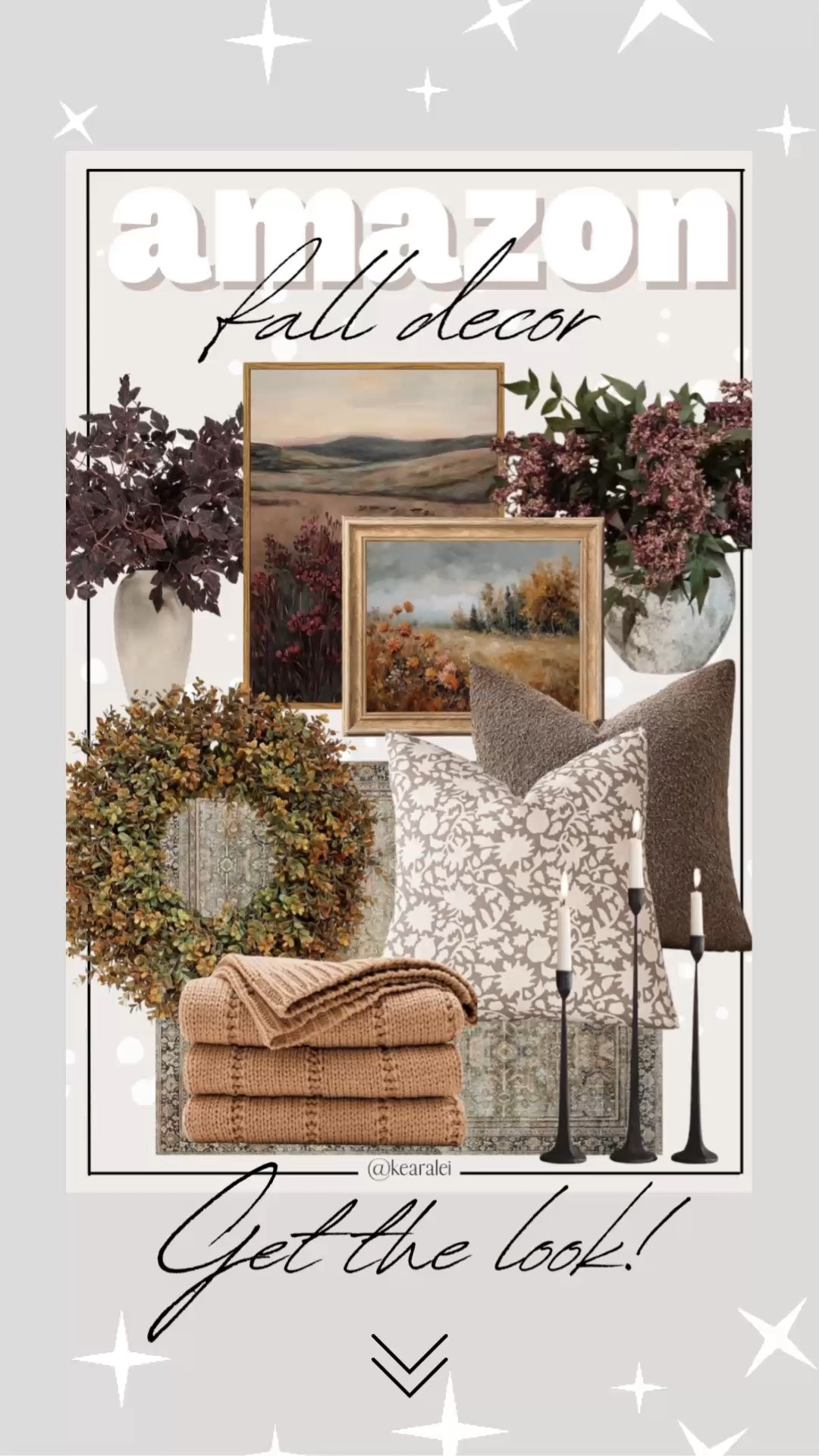 Amazon home decor home finds organic modern cozy living room throw blanket pillows pillow covers boucle pillow fall floral stems burgundy stems berry stems eucalyptus red leaves farmhouse candlesticks remote controlled flame candles vintage landscape art prints rustic art large fall door wreath terracotta ceramic vase antique affordable entry way kitchen family room || #Amazon #home #decor #affordable #decorations #pillows #blankets #farmhouse #pumpkins
.
.
Midi Dress, Wedding Guest Dresses, Bachelorette Party, Resort Wear, Maxi Dress, Swimsuit, Bikini, Travel, Back to School, Booties, skinny Jeans, Candles, Earth Tones, Wraps, Puffer Jackets, welcome mat,Travel Luggage, wedding guest, Work blazers, Heels, cowboy boots, Concert Outfits, Teacher Outfits, Nursery Ideas, Bathroom Decor, Bedroom Furniture, Living Room Furniture, Work Wear, Business Casual, White Dresses, Cocktail Dresses, Maternity Dresses, Wedding Guest Dresses, Maternity, Wedding, Wall Art, Maxi Dresses, Sweaters, Fleece Pullovers, button-downs, Oversized Sweatshirts, Jeans, High Waisted Leggings, dress, amazon dress, joggers, home office, dining room, amazon home, bridesmaid dresses, Cocktail Dresses, Summer Fashion, wedding guest dress, Pantry Organizers, kitchen storage organizers, leather jacket, throw pillows, table decor, Fitness Wear, Activewear, Amazon Deals, shacket, nightstands, Plaid Shirt Jackets, Walmart Finds, curtains, slippers, coffee bar, lounge set, golden goose, playroom, Hospital bag, swimsuit, pantry organization, Accent chair, Farmhouse decor, sectional sofa, entryway table, console table, sneakers, coffee table decor, laundry room, baby shower dress, shelf decor, Target style, Amazon finds, Home decor, Walmart, Kitchen decor, Master bedroom, Baby, Swimsuits, Coffee table, Dresses, Mom jeans, Bar stools, Desk, Mirror, swim, Bridal shower dress, Patio Furniture, shorts, sandals, sunglasses

#LTKHome #LTKSeasonal #LTKdayinmylife