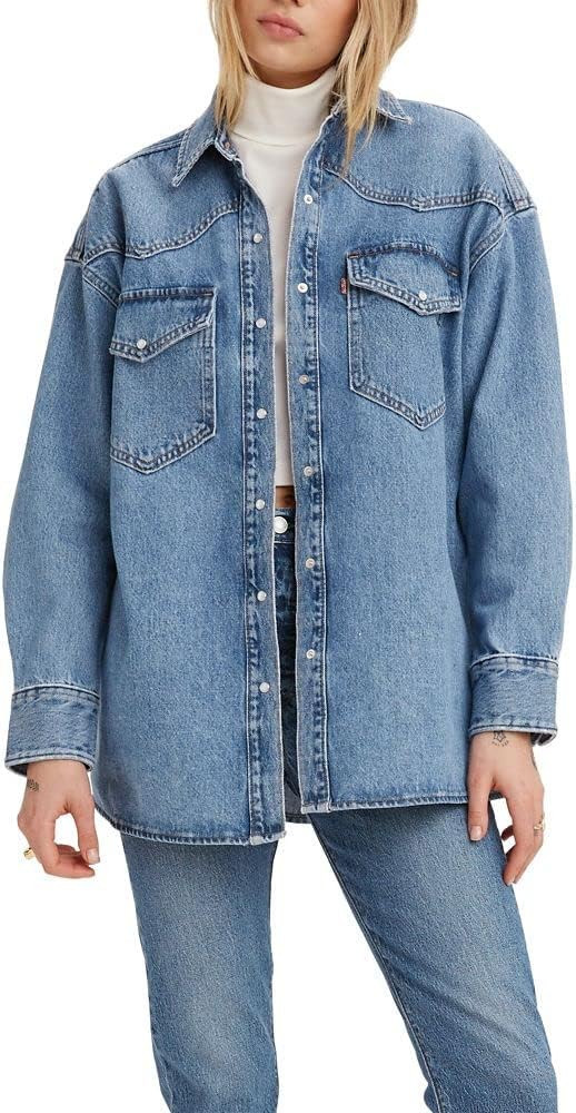 Levi's Women's Dylan Relaxed Western Shirt | Amazon (US)