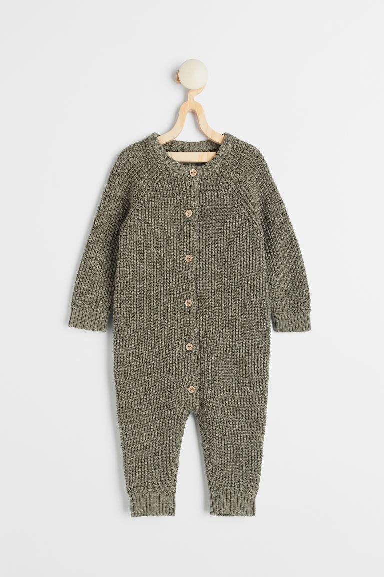 Knit Cotton Jumpsuit | H&M (US)