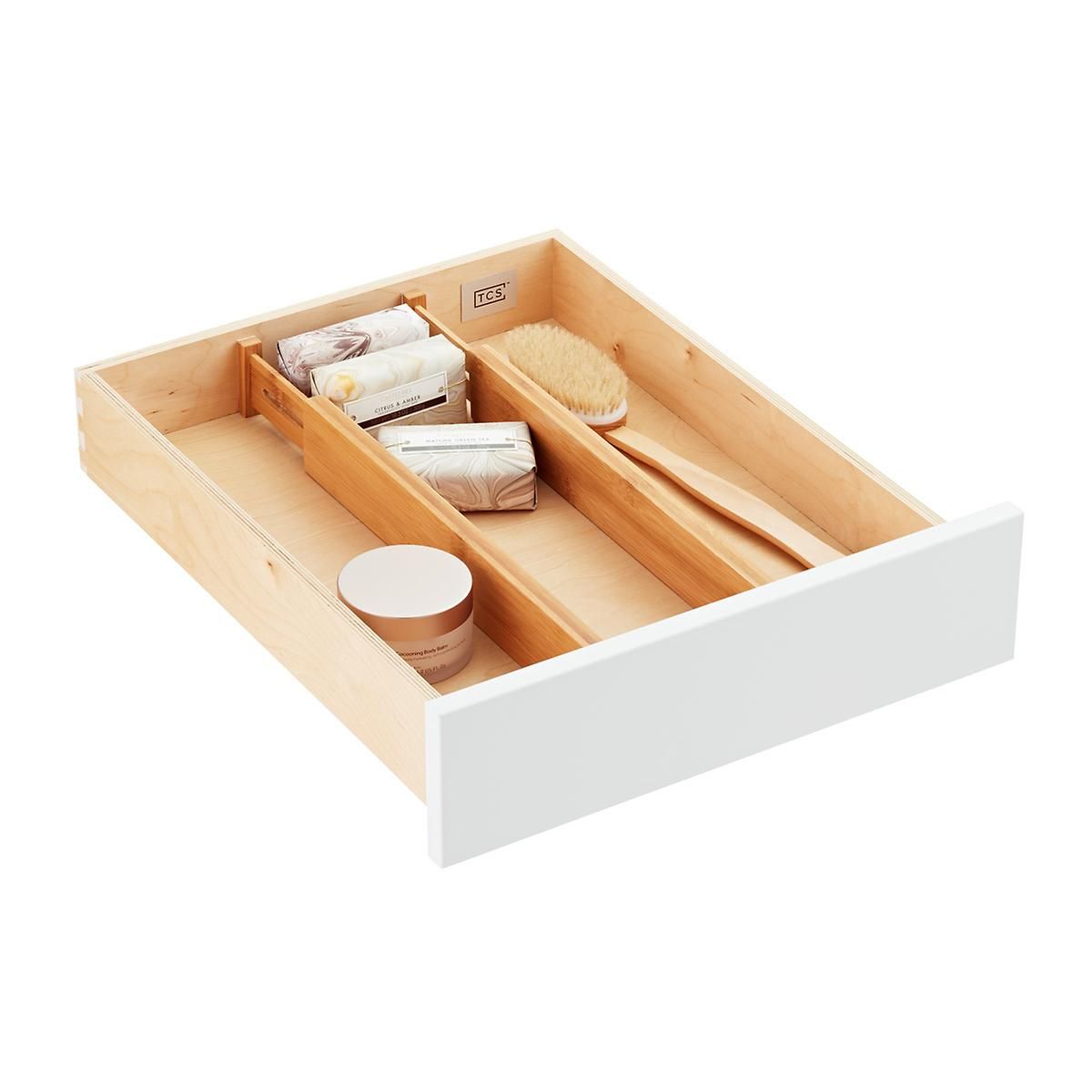 Bamboo Drawer Organizers Pkg/2 | The Container Store