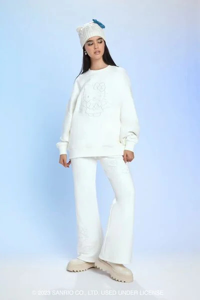 Hello Kitty Embroidered Pants | Forever 21 | Forever 21 (US)