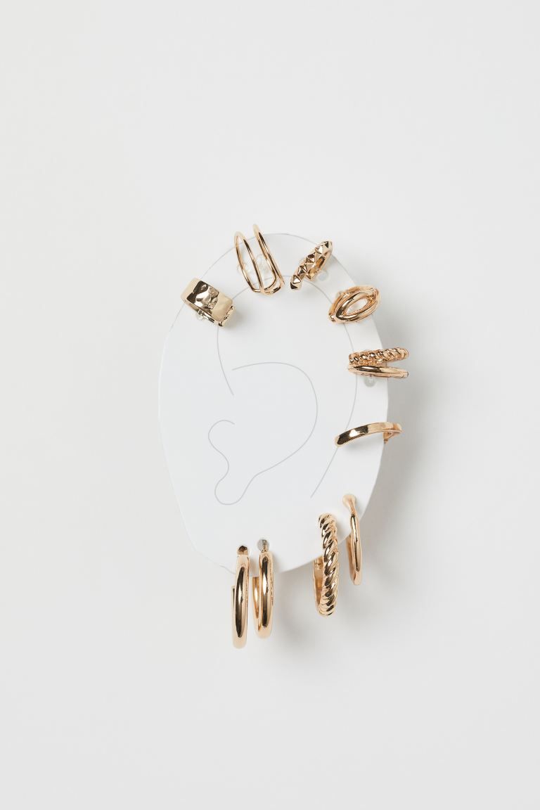 10-pack Ear Cuffs and Earrings | H&M (US + CA)