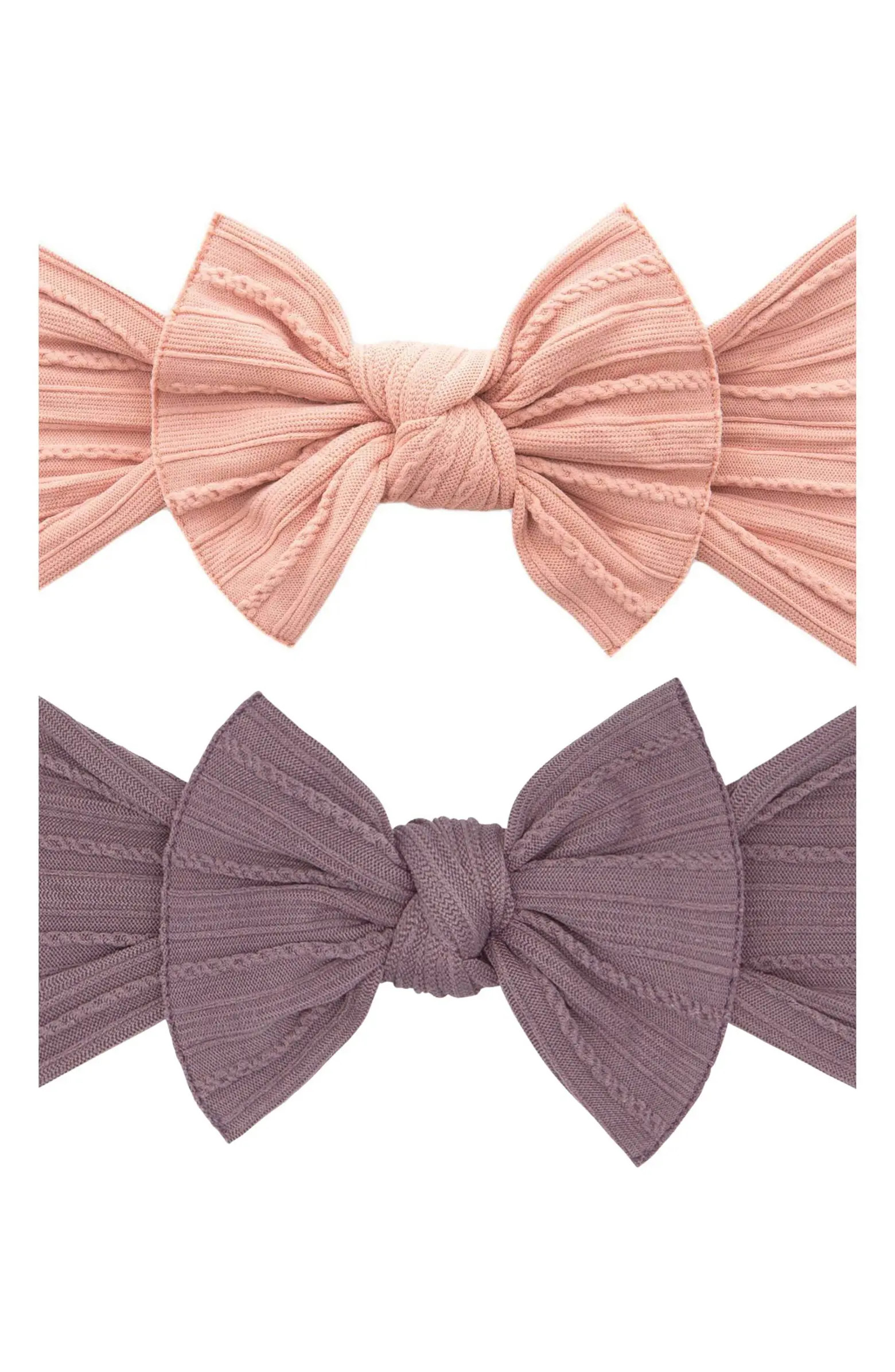 Assorted 2-Pack Sweater Bow Headbands | Nordstrom