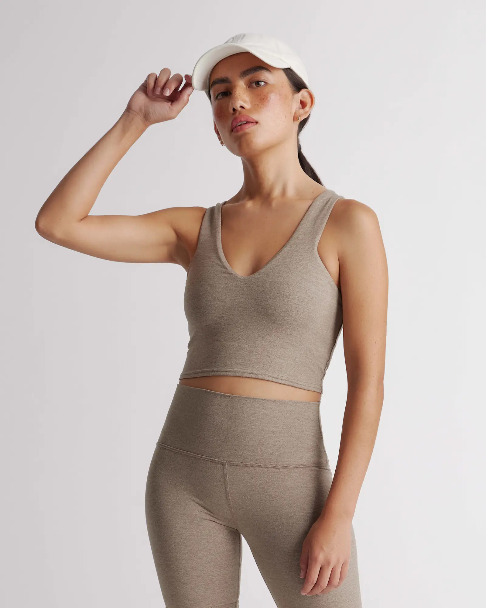 Ultra-Soft V-Neck Cropped Tank | Quince