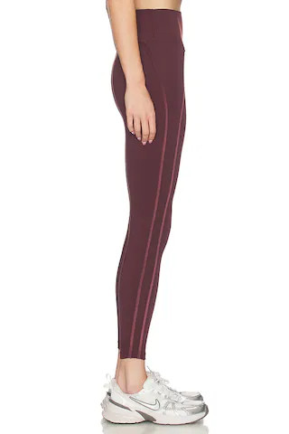 Nike High Waisted 7/8 Legging in Burgundy Crush & Burgundy Ash from Revolve.com | Revolve Clothing (Global)