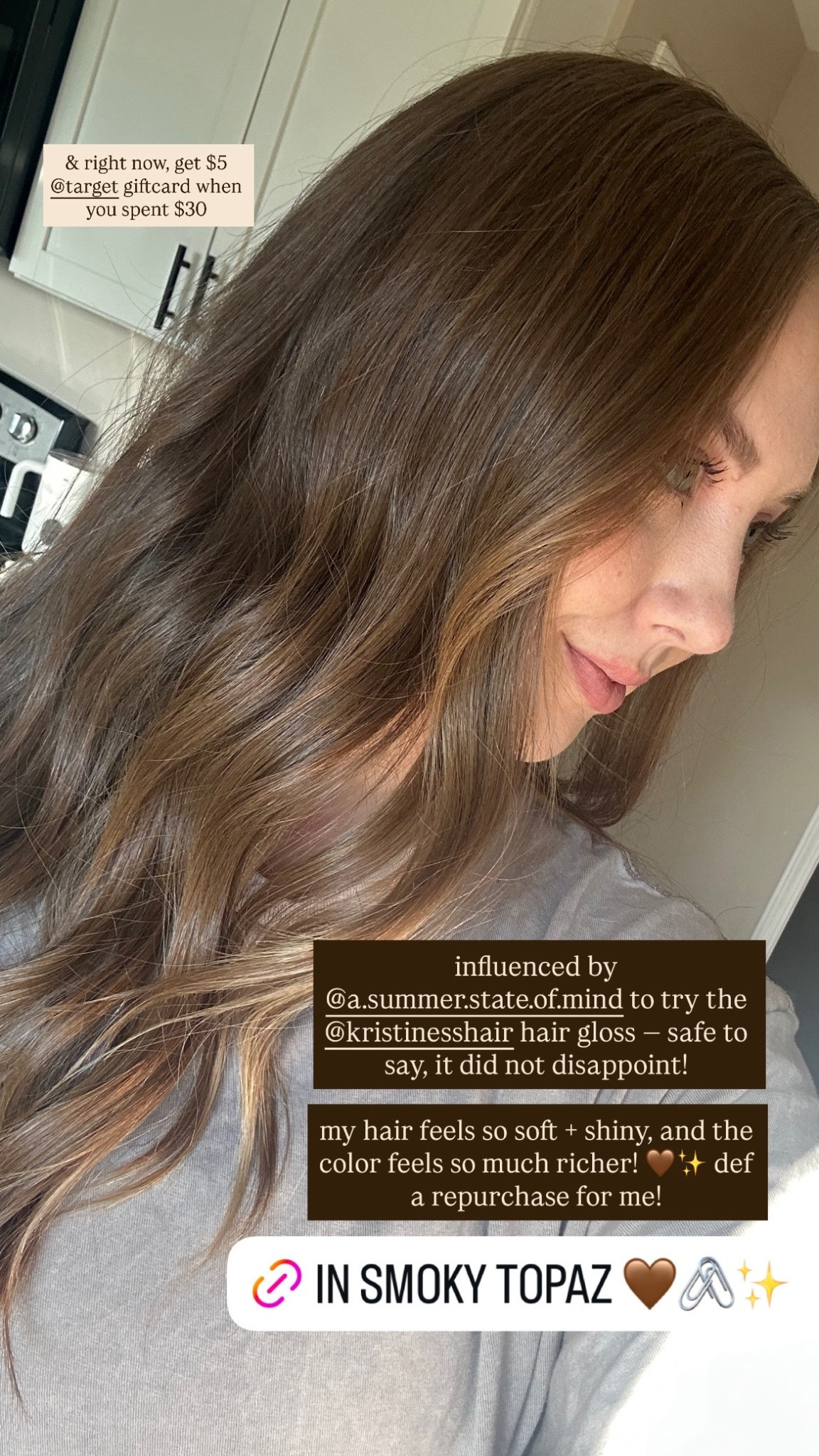 Love my results from this Kristin Ess hair glass! I’m in the shade Smoky Topaz! 🤎✨￼



#LTKBeauty #LTKdayinmylife #LTKgrwm