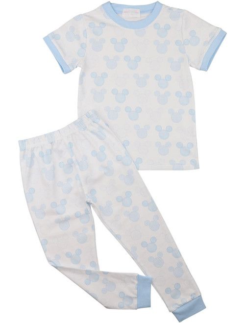Blue Mouse Ears Print Pajamas | Cecil and Lou