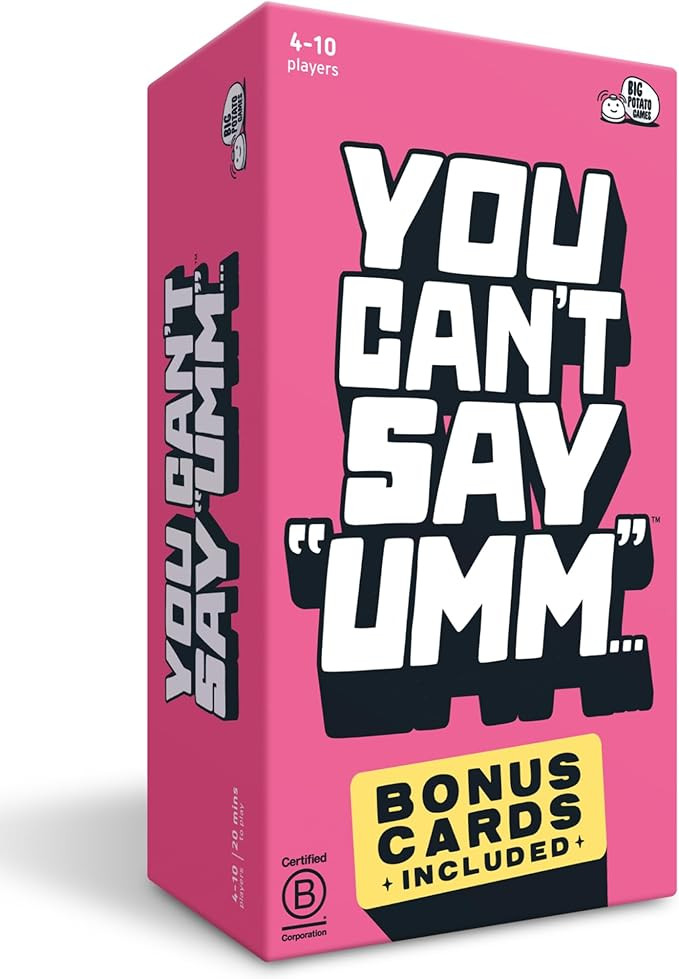 You Can't Say UMM: A Party Game for Families and Adults, Fast-Paced Family Word Game, Must Have f... | Amazon (US)