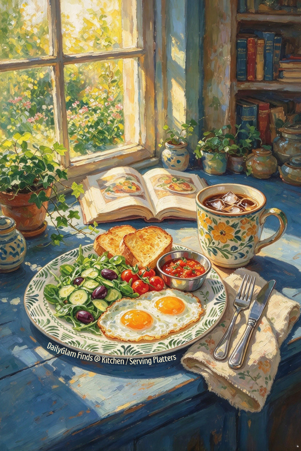 Art Inspired Floral Serving Plate | Whimsical Breakfast Table Styling

#FloralPlate #ArtfulTable #KitchenStyling #VintageDinnerware #BrunchVibes #TableDecor 

 #LTKHome