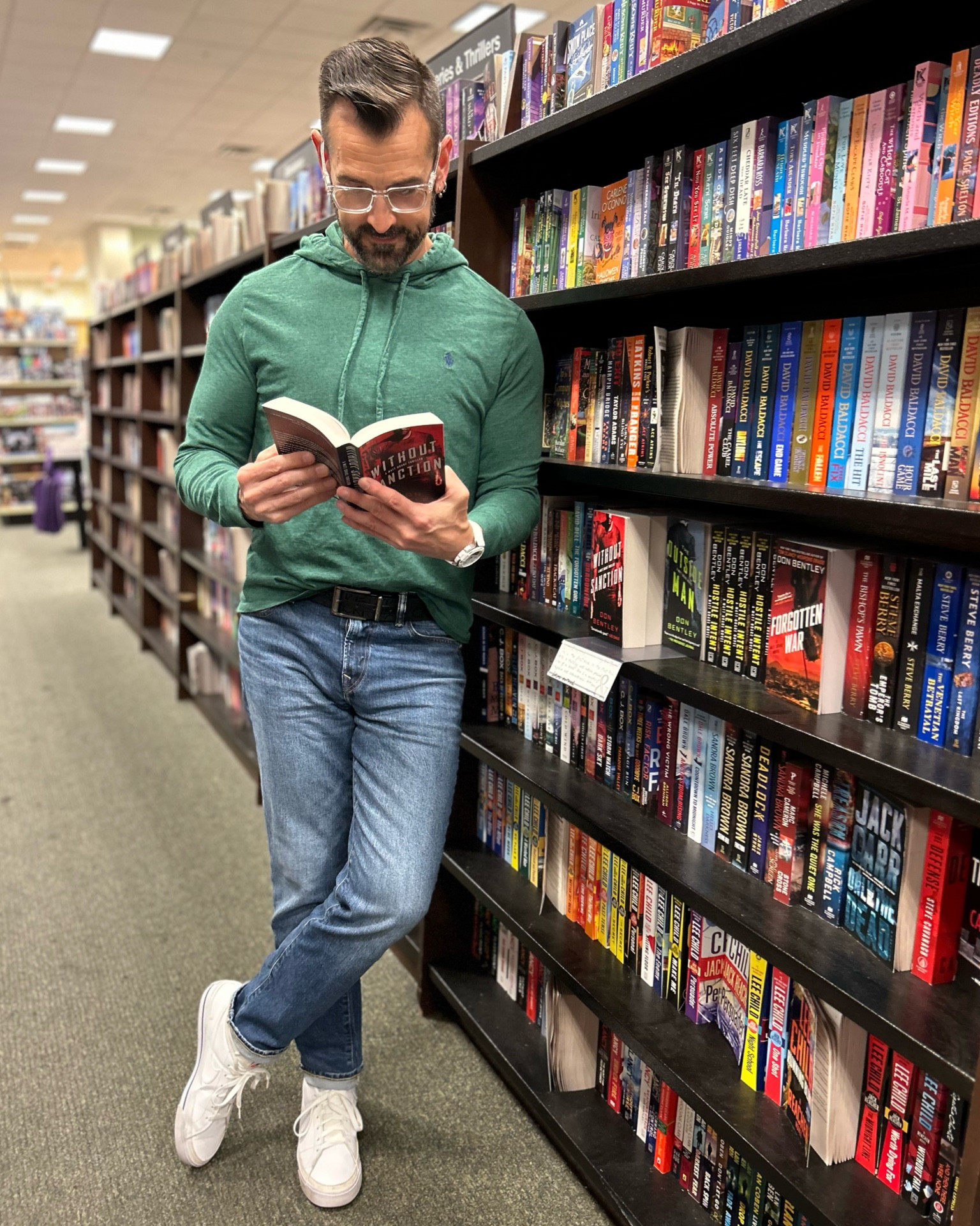 In some of my fave comfy clothes in one of my fave spots. Now that it’s finally getting cooler (outside I mean, all the stores in Texas run the inside temp about -30!) I can pull out the long sleeves.  But. You can be “comfy” and still look “put together”  

#LTKSeasonal #LTKOver40 #LTKMens