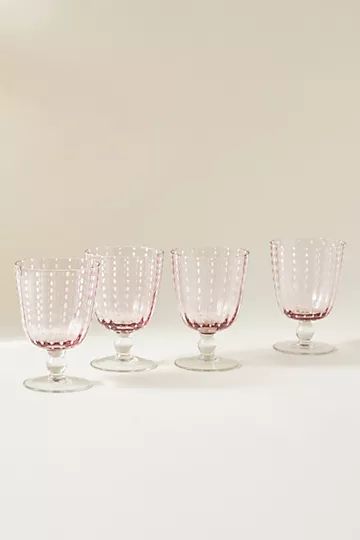 Selma Wine Glasses, Set of 4 | Anthropologie (US)