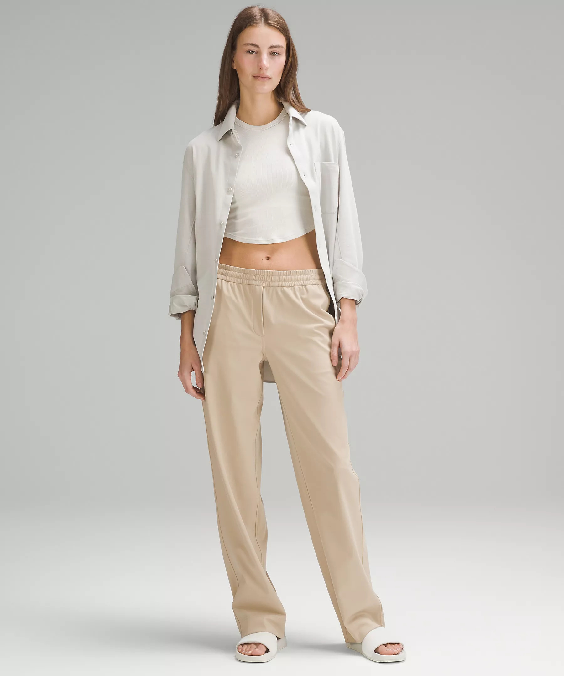 Straight-Leg Mid-Rise Pant Full Length *Luxtreme | Women's Trousers | lululemon | Lululemon (US)