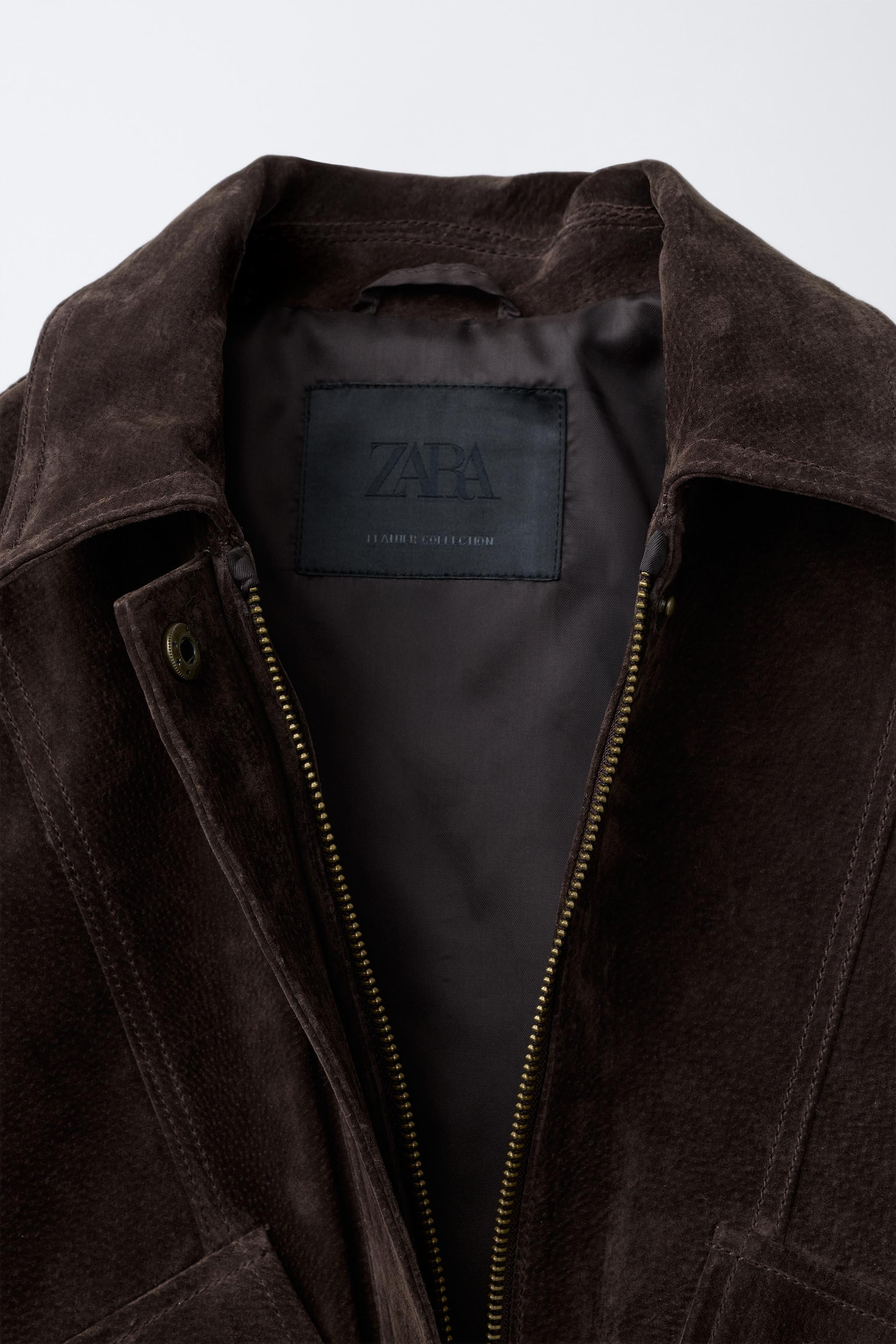 100% LEATHER JACKET | Zara UK