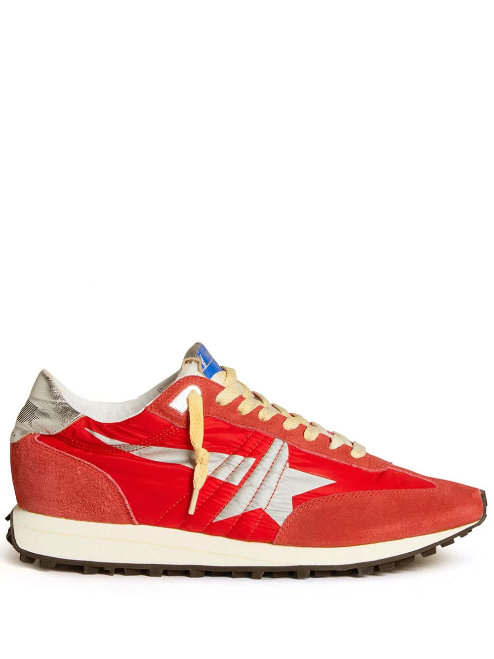 Red Sneakers with Silver Star Accents | Shop Simon