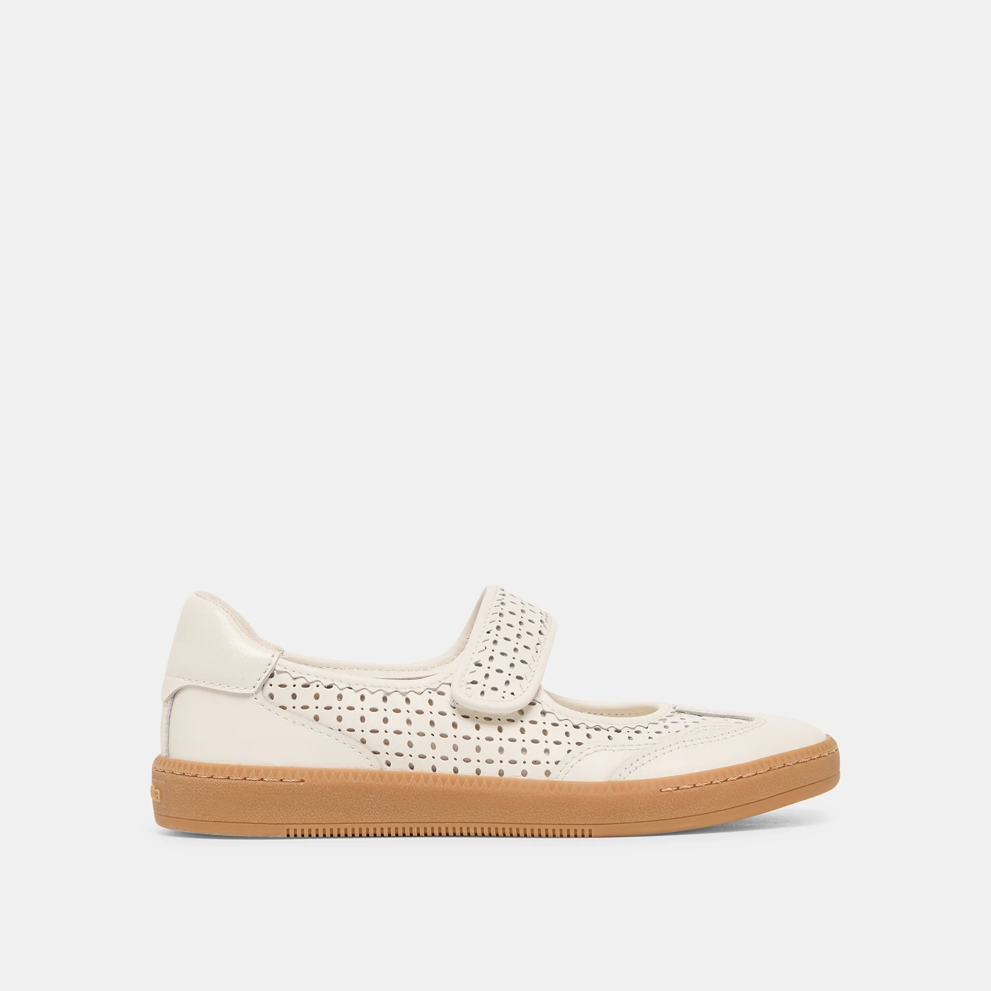 Nanet White Perforated Leather Sneakers | Dolce Vita | DolceVita.com