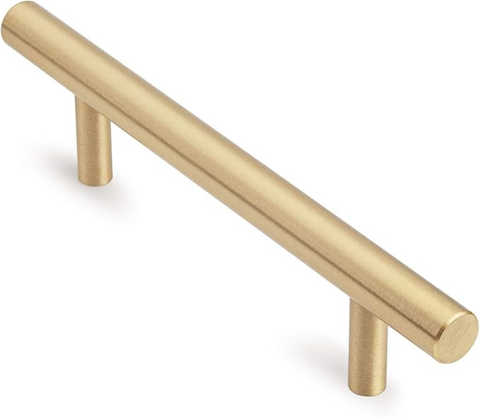 IVAILEX 5-Pack Gold Cabinet Pulls, Brass Cabinet Pulls, Gold Drawer Pulls, Gold Kitchen Cabinet H... | Amazon (US)