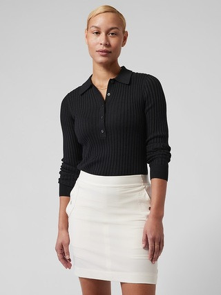 Sweet Bay Henley Sweater | Athleta