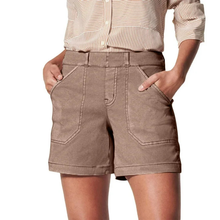 YUIVH High Waisted Shorts Women Shorts Regular Suit Hiking Shorts With Pocket Summer Casual Sport... | Walmart (US)