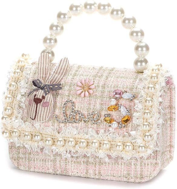 AO ALI VICTORY Toddler Gifts Kids Purse for Little Girls Mini Girl's Handbag Shoulder Crossbody B... | Amazon (US)