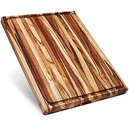 Sonder Los Angeles, XXL Thick Teak Wood Cutting Board with Juice Groove, 23x17x1.5 in Large (Gift Bo | Amazon (US)