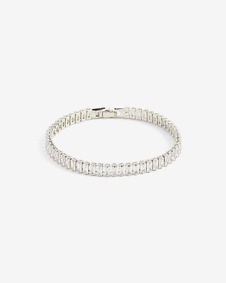 Pave Baguette Tennis Bracelet | Express