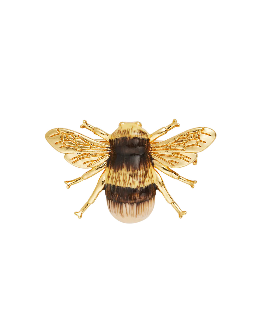 Gold Honey Bee Brooch | Fable England