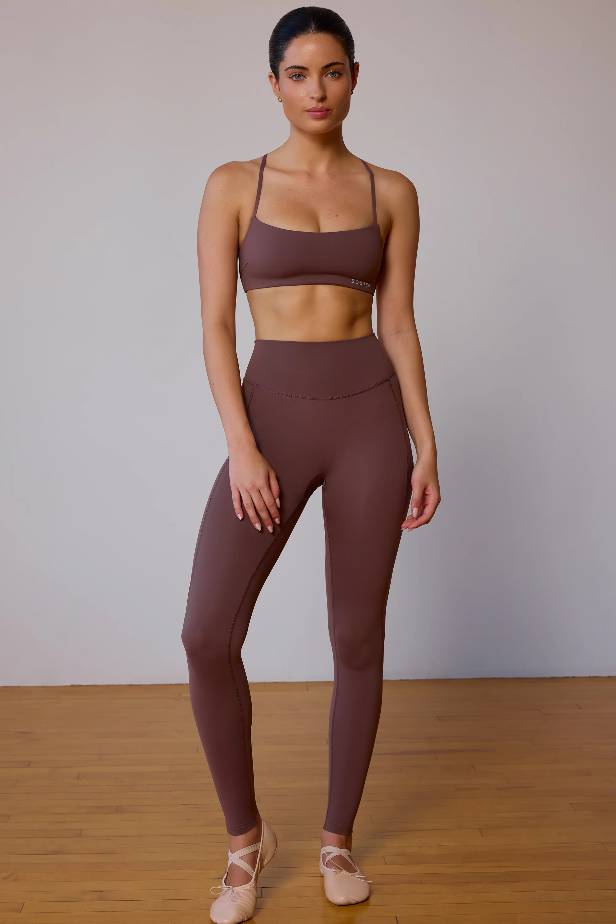 UltraFlex Leggings in Taupe Brown | Oh Polly