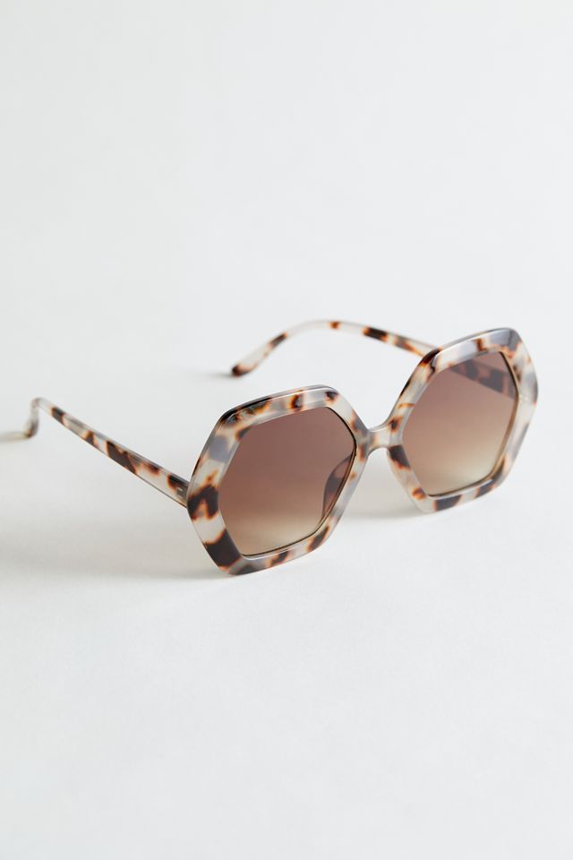 Sierra Oversized Round Sunglasses | Urban Outfitters (US and RoW)