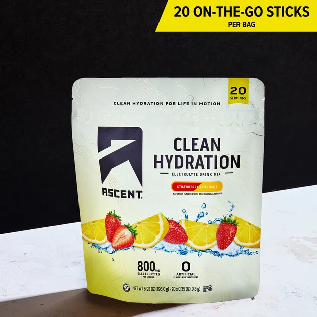 Strawberry Lemonade Clean Hydration | Ascent Protein