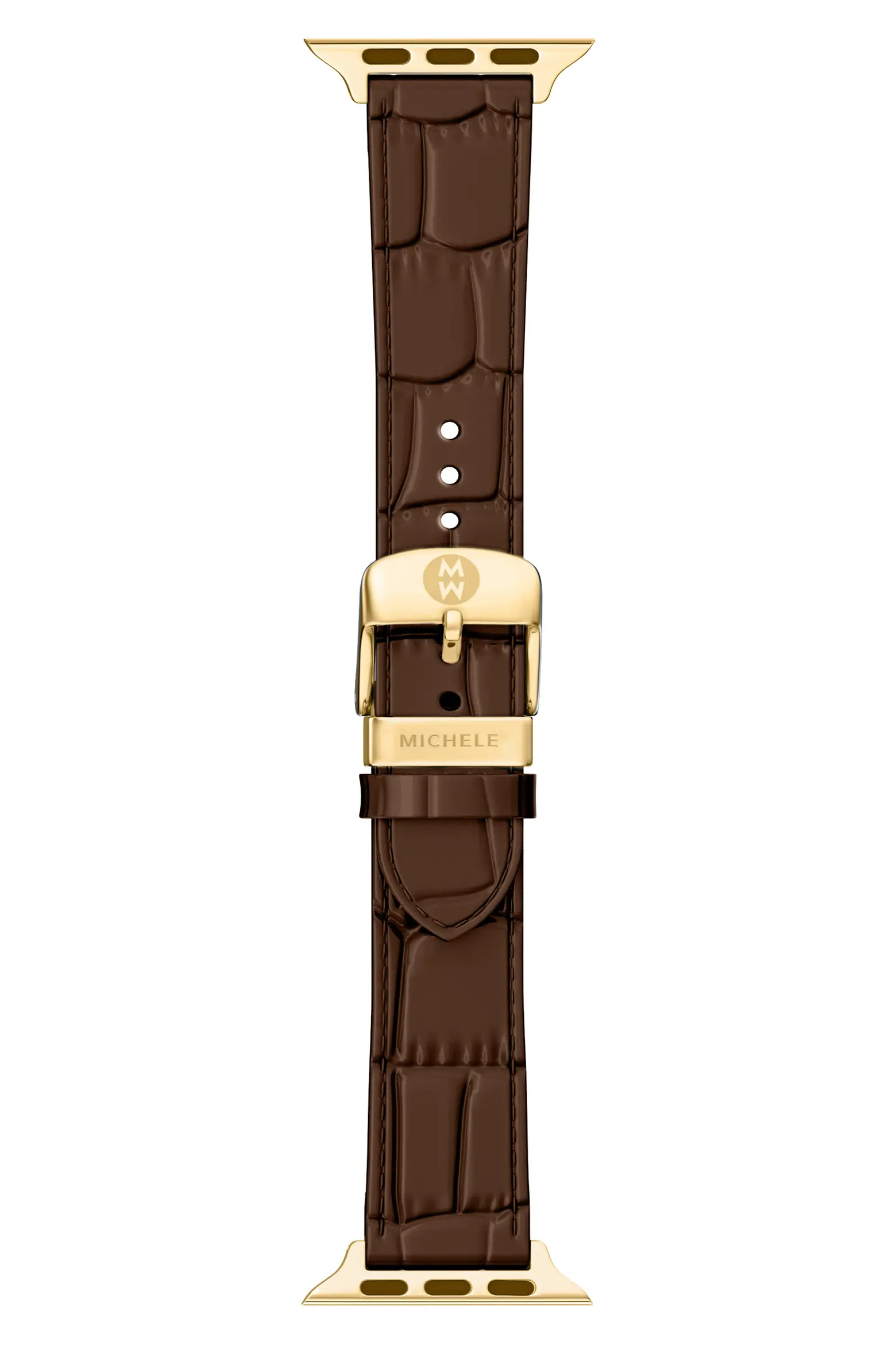 Croc Embossed Leather 20mm Apple Watch® Watchband (Women) | Nordstrom | Nordstrom