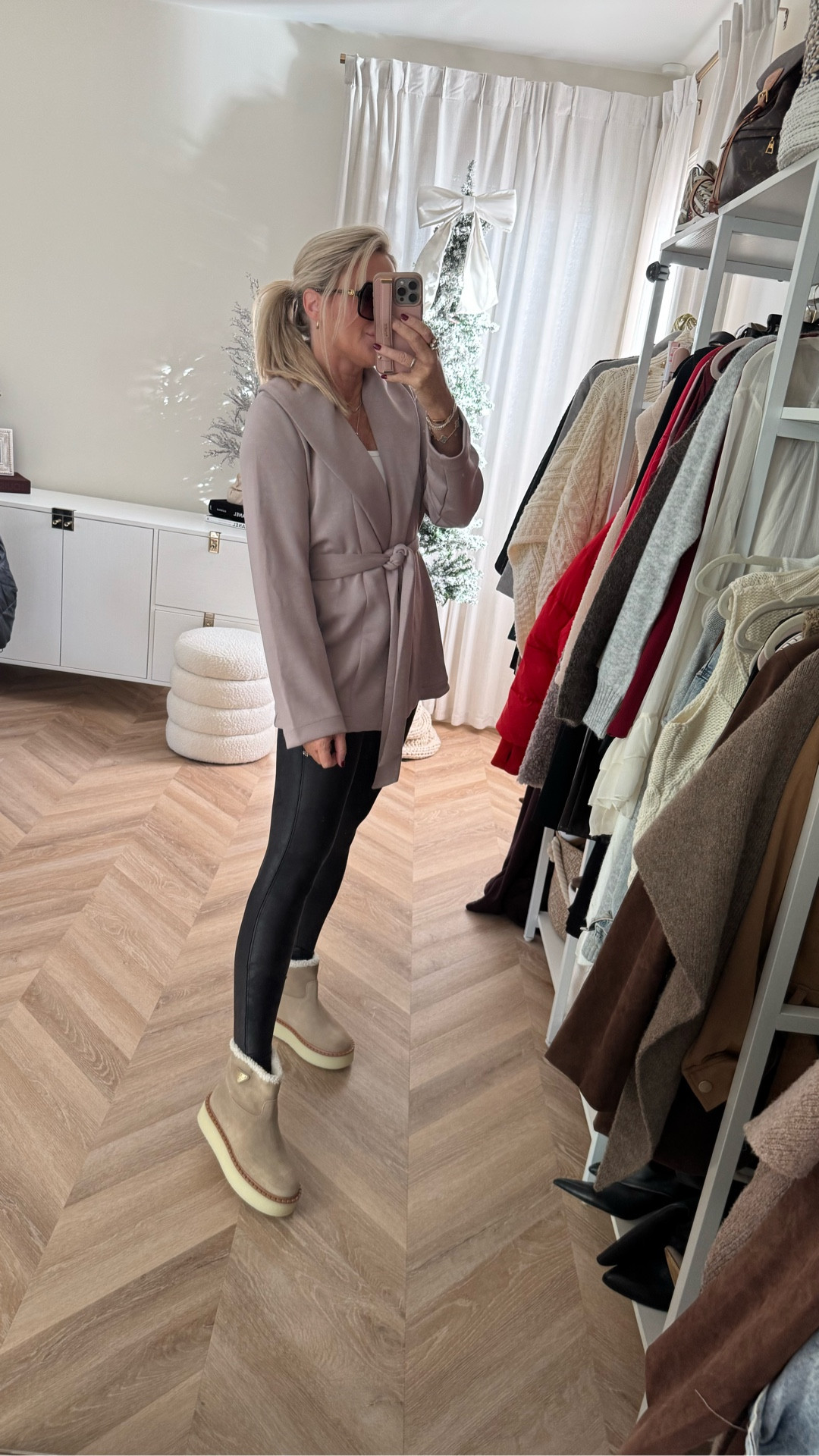 Wearing smalls 

#LTKSeasonal #LTKGiftGuide #LTKootd