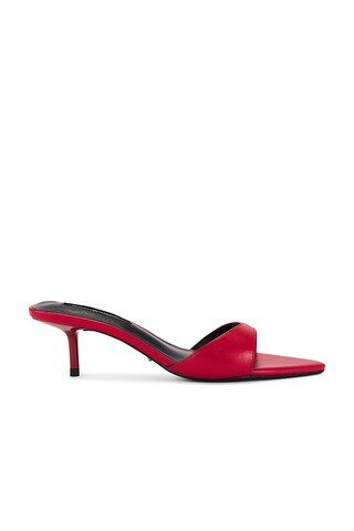 Tony Bianco Fiesta Mule in Ruby Nappa from Revolve.com | Revolve Clothing (Global)