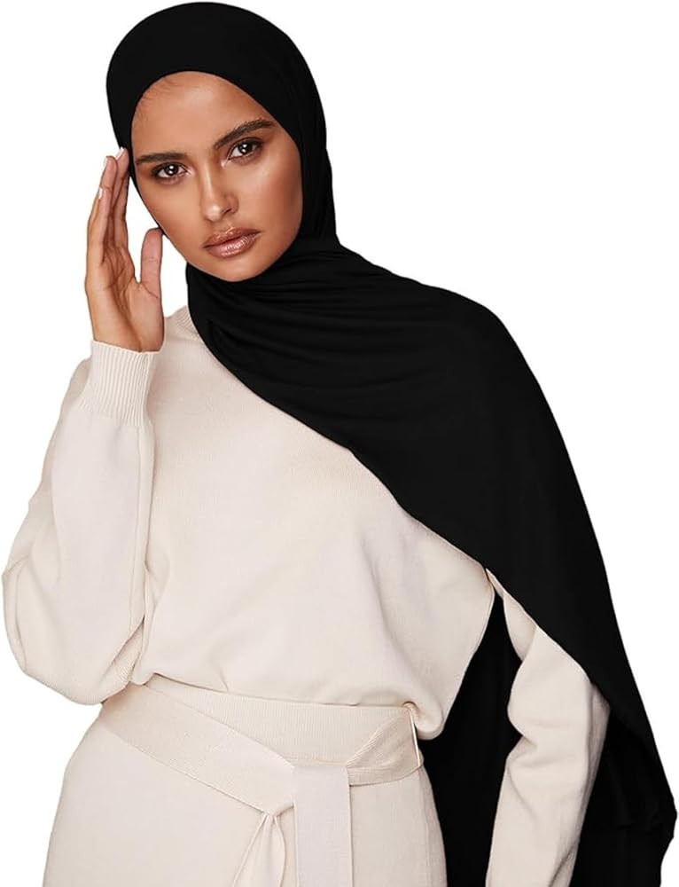 VOILE CHIC Premium Jersey Hijab Scarf For Women - Islamic Head Scarf Wrap Hijabs | Amazon (US)
