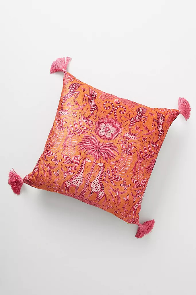 Emma J Shipley Des Animaux Pillow | Anthropologie (US)