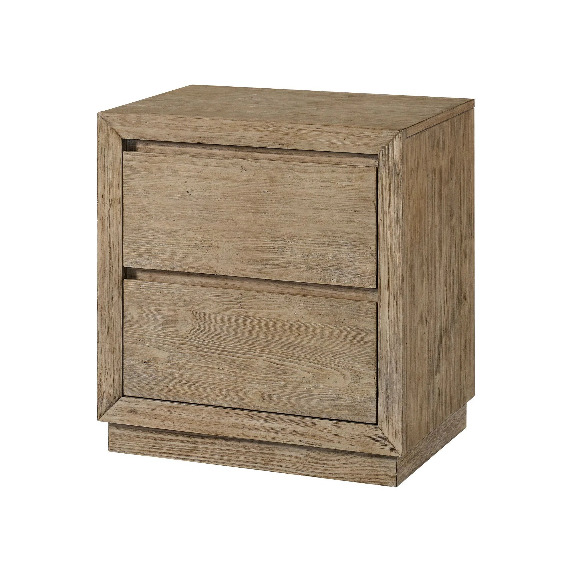 Albie 2-Drawer Pine Nightstand | Wayfair North America