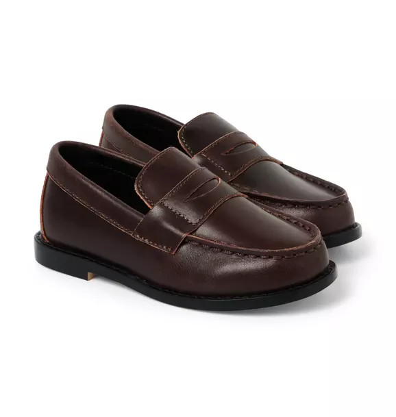 Leather Penny Loafer | Janie and Jack