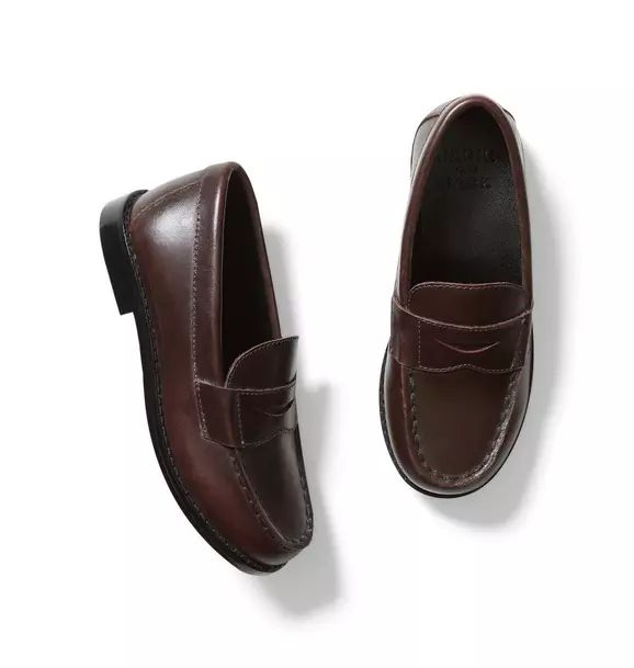 Leather Penny Loafer | Janie and Jack