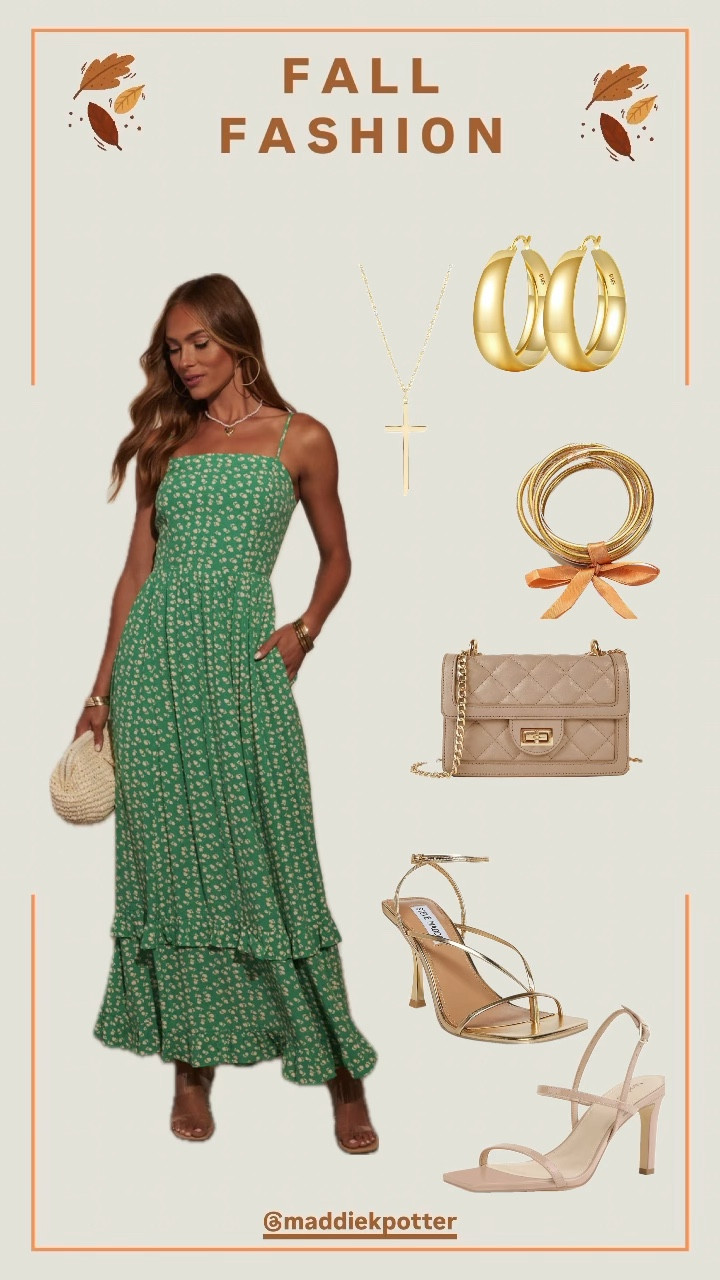 dresses to help transition from summer to fall when it’s still hot outside 

love this dress! Could wear for a date night, GNO, or as a wedding guest 💚

All dresses 40% with code dress40

#LTKSaleAlert #LTKStyleTip #LTKxVICI