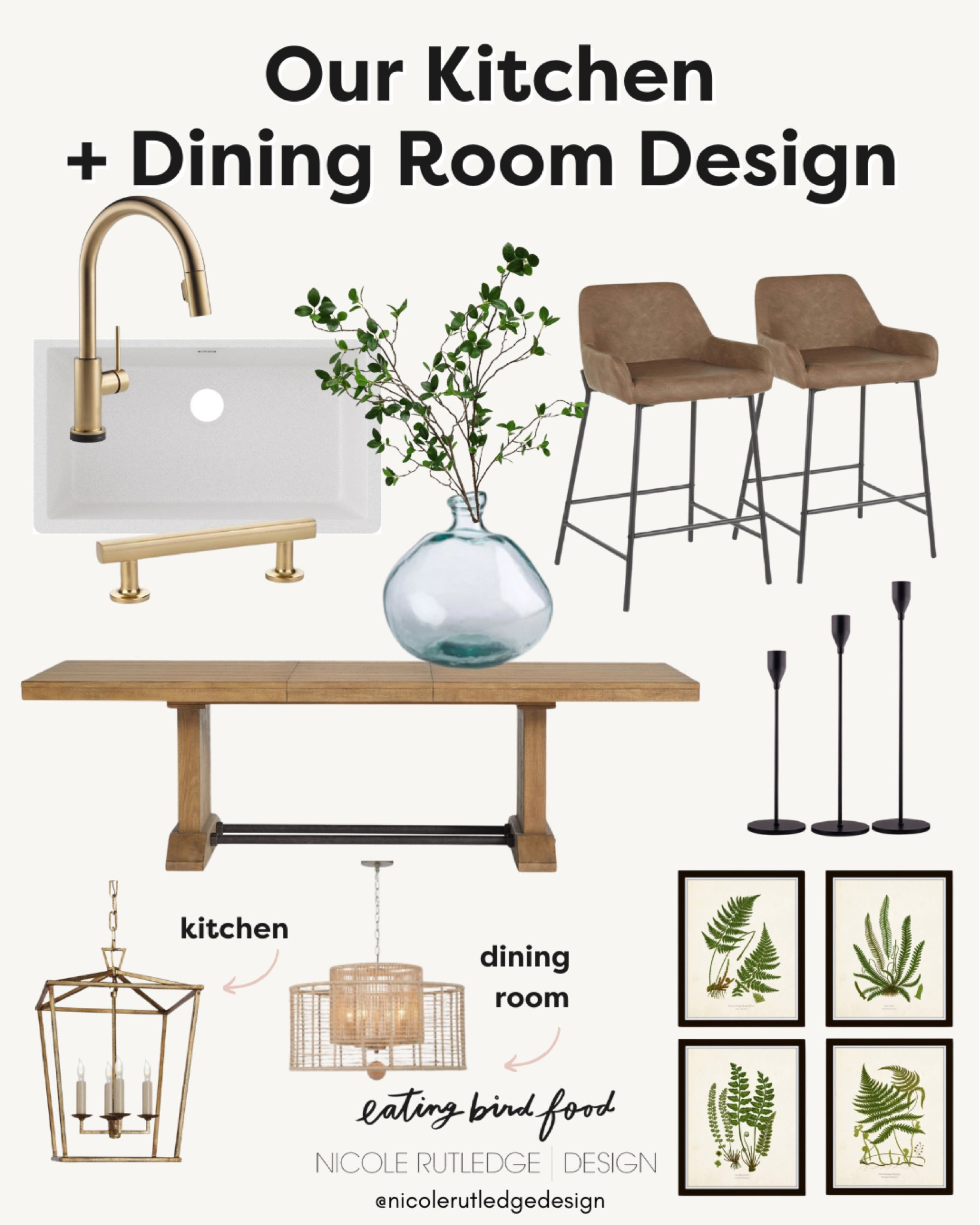 Our Kitchen + Dining Room - designed with Nicole Rutledge Design 

#LTKhome