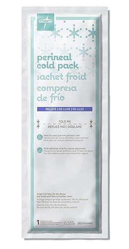 Medline MDS148055pk48 Deluxe Perineal Cold Packs with Adhesive Strip, 4.5" x 14.25" (Pack of 24),... | Amazon (US)