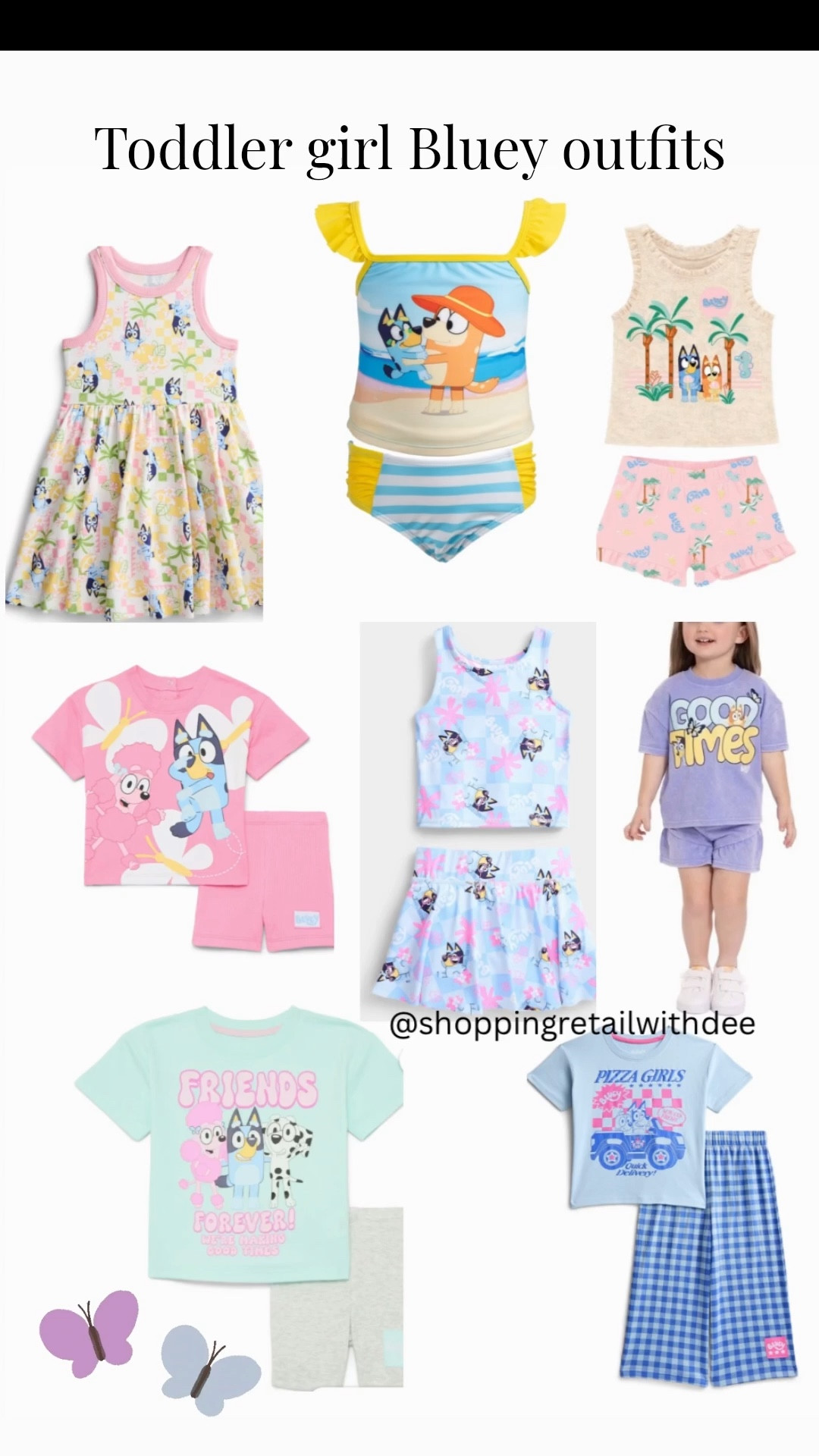 Toddler girls Bluey outfits for spring & summer 🌸✈️ Cute, comfy, and affordable finds perfect for playtime, park days, and travel. Lightweight sets, breathable fabrics, and easy mix-and-match pieces your little one will love 💙 #toddlergirloutfits #blueyoutfits #springkidsfashion #summerkidsstyle #affordablekidsfashion  #kidsfashionfinds #travelwithtoddlers #momfinds #ltkfamily #kidstravelstyle #toddlerstyle

#LTKKids
