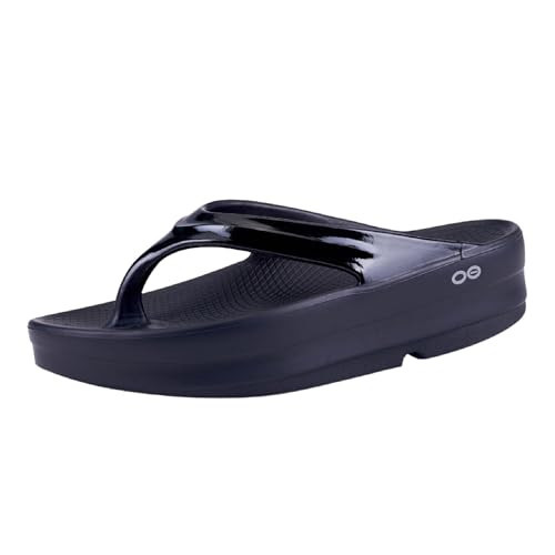 OOFOS OOmega OOlala Recovery Sandal, Black - Women’s Size 11 | Amazon (US)