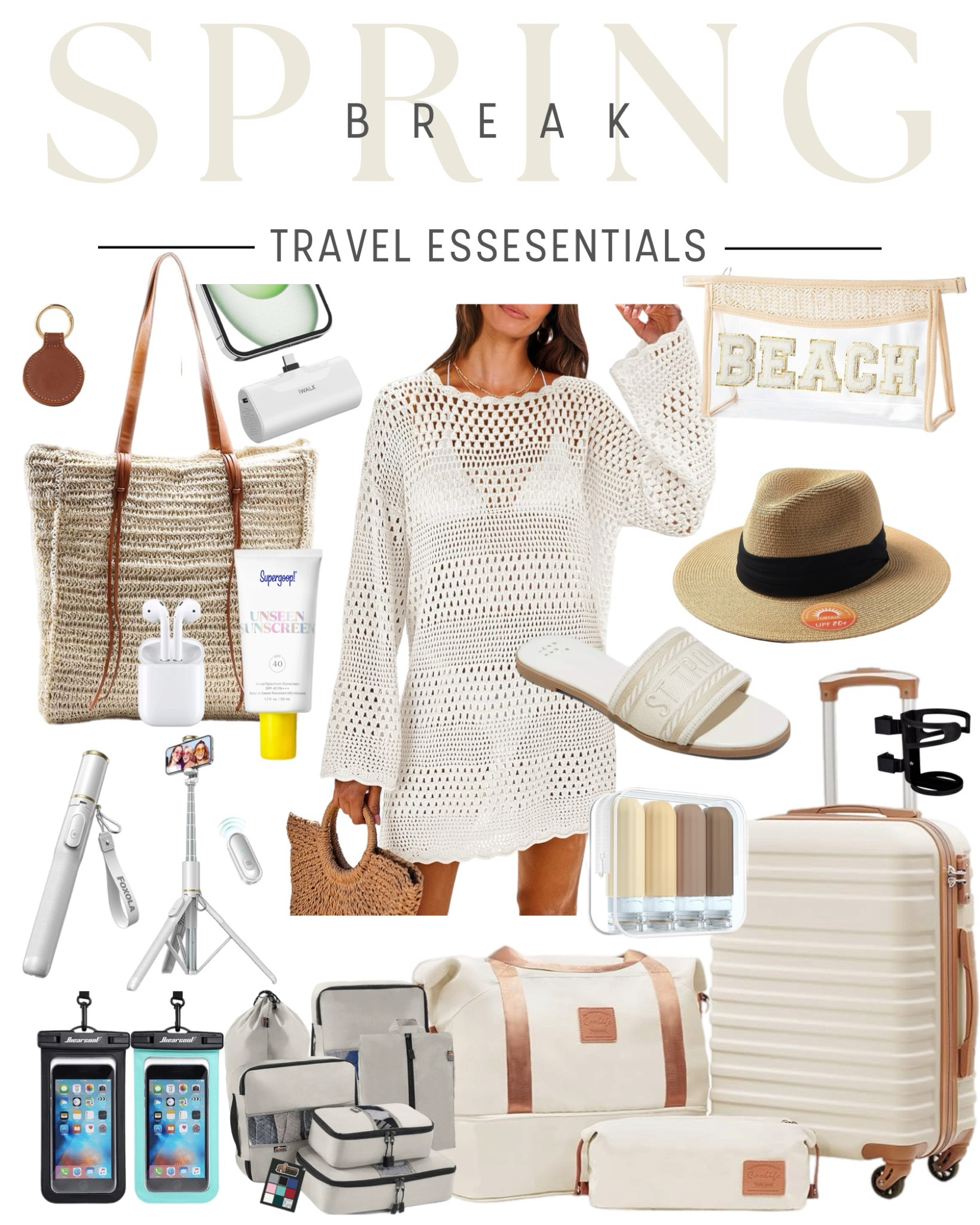 Spring break travel essentials!



#LTKfindsunder50 #LTKover40 #LTKtravel