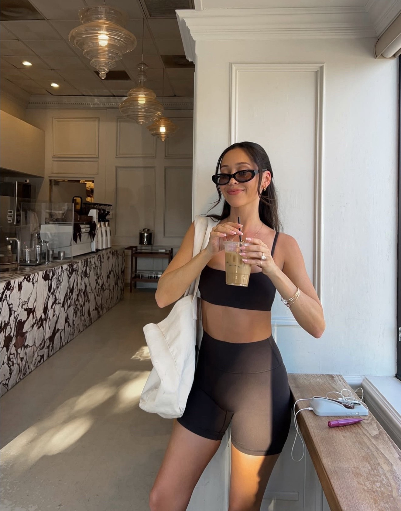 first coffee run of the year ☕️ workout outfit, everyday style, matching set, athleisure 

#LTKootd #LTKfitnessgoals #LTKActive